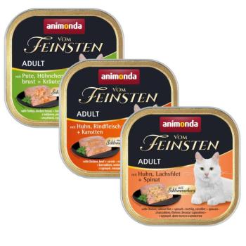 32x100g animonda vom Feinsten Adult Ízletes töltelékkel nedves macskatáp kép
