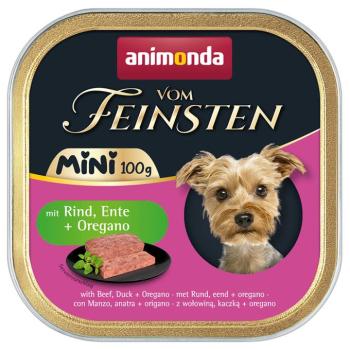 32x100g animonda vom Feinsten Adult Mini Marha, kacsa & oregánó nedves kutyatáp kép