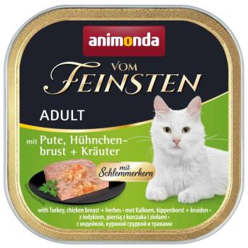 36x100g animonda vom Feinsten Adult ízletes töltelékkel nedves macskatáp vegxes csomag 3 fajtával kép