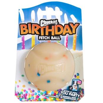 Chuckit! Birthday Fetch Ball kutyalabda, M méret, Ø6,5cm, 3db kép