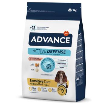 3kg Advance Sensitive Adult lazac & rizs száraz kutyatáp