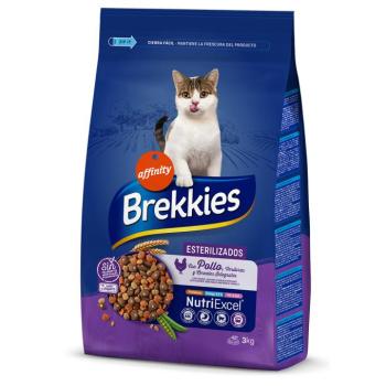 3kg Brekkies Sterilised csirke, száraz macskatáp kép