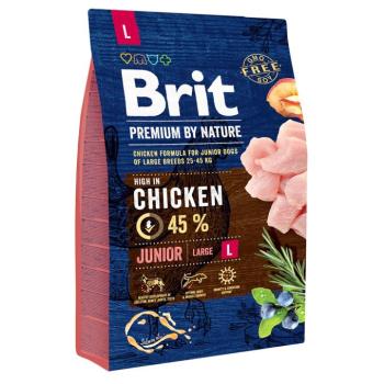 3kg Brit Premium by Nature Junior L száraz kutyatáp kép