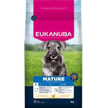 3kg Eukanuba Premium Nutrition Mature Small Breed csirke száraz kutyatáp kép