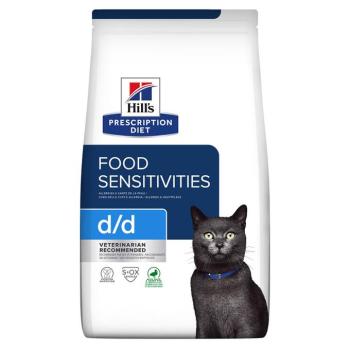 3kg Hill's Prescription Diet d/d Food Sensitivities kacsa és zöldborsó száraz macskatáp kép