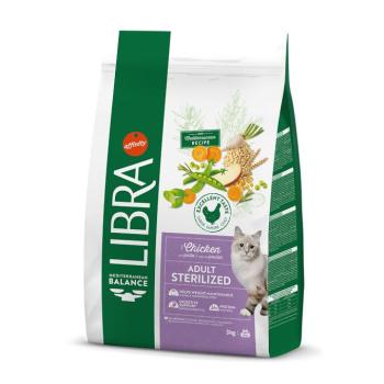 3kg Libra Cat Adult Sterilized csirke száraz macskatáp kép