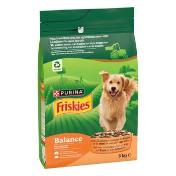 3kg PURINA Friskies Balance Dog csirke, marha & zöldség száraz kutyatáp kép