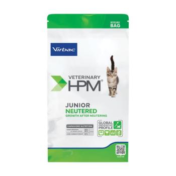 3kg Virbac Veterinary HPM Junior Neutered Cat száraz macskatáp kép