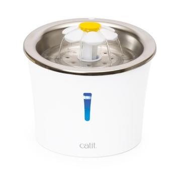 3l-es Catit Flower rozsdamentes macska itatókút macskáknak kép