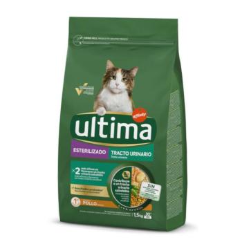 3x1,5kg Ultima Sterilized Urinary csirke száraz macskatáp kép
