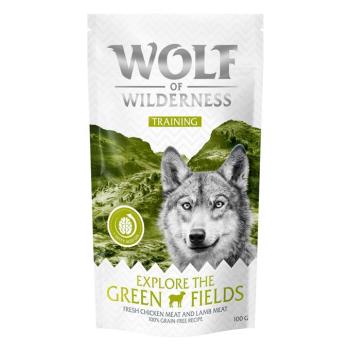 3x100g Wolf of Wilderness Training “Explore the Green Fields" csirke & bárány kutyasnack kép