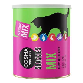 3x150g Cosma Snackies maxi tubus mix 6 fajtával csomagban kép