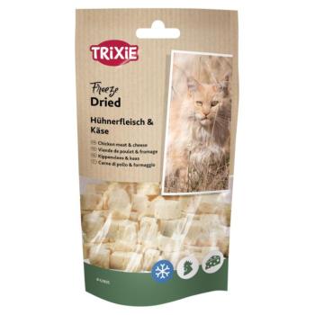 3x25g Trixie fagyasztva szárított snack csirke & sajt macskasnack kép