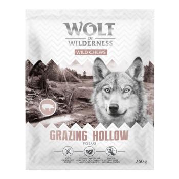 3x260g Wolf of Wilderness Premium "Grazing hollows" sertésfül kutyasnack kép