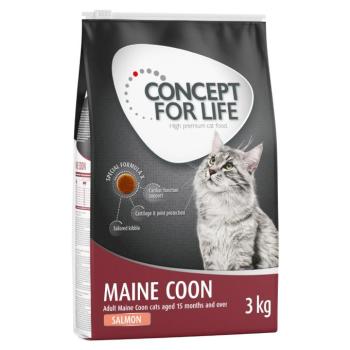 3x3kg Concept for Life Maine Coon Adult lazac gabonamentes száraz macskatáp kép