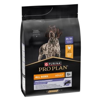 3x3kg PURINA PRO PLAN All Sizes Adult Protein & Energy száraz kutyatáp 2+1 ingyen kép