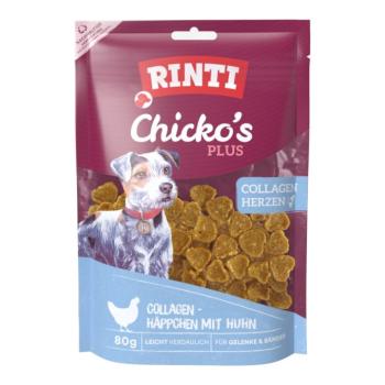 3x80g RINTI Chicko's Plus kollagénszívek kutyasnack kép