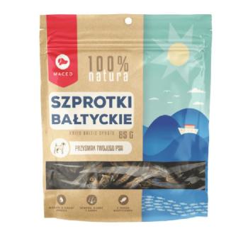 3x85g Maced Natural balti-tengeri sprotni étrend-kiegészítő eledel kutyáknak kép