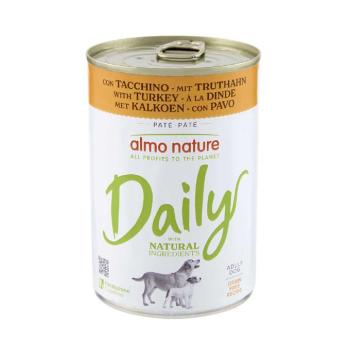 400g Almo Nature Daily pulyka nedves kutyatáp kép