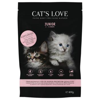 400g Cat´s Love Junior szárnyas száraz macskatáp kép