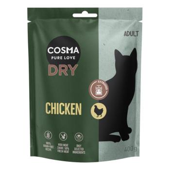 400g Cosma Extruded csirke száraz macskatáp kép