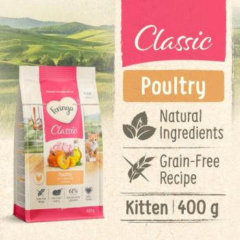 400g Feringa Kitten Classic szárnyas száraz macskatáp