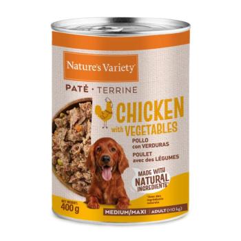400g Nature's Variety Paté Medium/Maxi Adult Csirke nedves kutyatáp kép