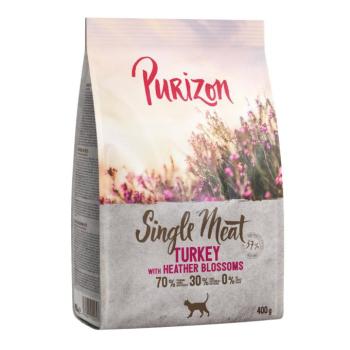 400g Purizon Single Meat pulyka & hanga száraz macskatáp kép