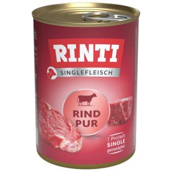 400g RINTI Singlefleisch nedves kutyatáp - Marha pur kép