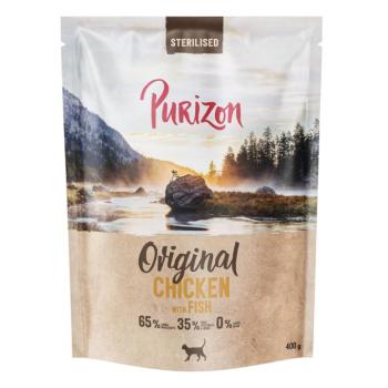 400g ÚJ Purizon Cat Sterilised csirke & hal - Original Daily 65% száraz macskatáp kép