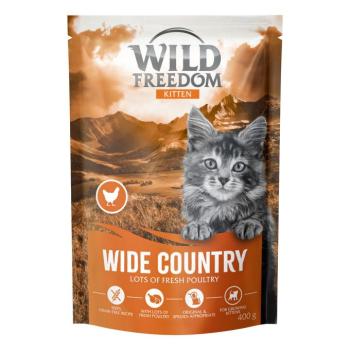 400g Wild Freedom Kitten - szárnyas, gabonamentes száraz kölyökmacskatáp új receptúrával kép