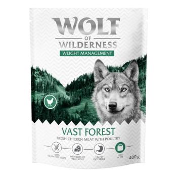 400g Wolf of Wilderness "Explore The Vast Forests" - Weight Management száraz kutyatáp kép