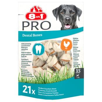 42db (504g) 8in1 Delights Pro Dental csirke rágócsont XS kutyasnack kép