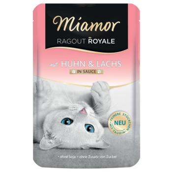 44x100g Miamor Ragout Royale Csirke & lazac szószban nedves macskatáp kép