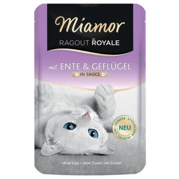 44x100g Miamor Ragout Royale Kacsa & szárnyas szószban nedves macskatáp kép