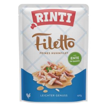 48x100g Rinti Filetto in Sauce nedves kutyatáp - Csirke & kacsa kép