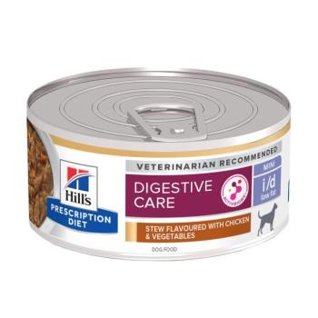 48x156g Hill's Prescription Diet i/d Low Fat Digestive Care Ragu csirke nedves kutyatáp kép