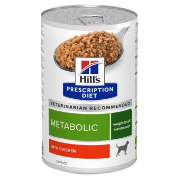 48x370g Hill's Prescription Diet Metabolic Weight Management csirke kutyatáp kép