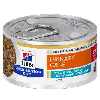 48x82g Hill's Prescription Diet c/d Multicare Stress Ragout tonhal és zöldség nedves macskatáp kép