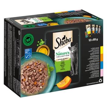 48x85g Sheba Nature's Collection szószban Finom változatosság nedves macskatáp kép