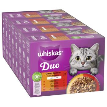 48x85g Whiskas Adult Duo Classic Combos aszpikban nedves macskatáp kép