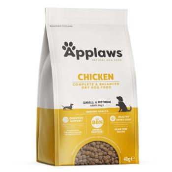 4kg Applaws Adult Small & Medium Breed csirke száraz kutyatáp kép