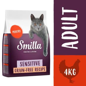 4kg Smilla Adult Sensitive gabonamentes száraz macskatáp kép