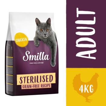 4kg Smilla Sterilised gabonamentes csirke száraz macskatáp kép