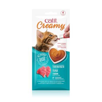 4x10g Catit Creamy Tonhal macskasnack kép
