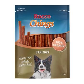 4x150g Rocco Chings Strings Lazac kutyasnack kép
