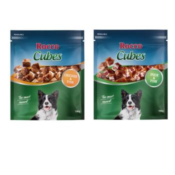 4x150g Rocco Cubes kutyasnack vegyes csomagban: 2 x 150g csirke + 2 x 150 g kacsa kép