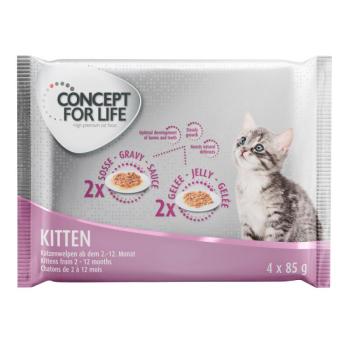 4x85g Concept for Life nedves macskatáp mix-Kitten kép