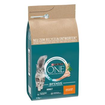 5,7kg PURINA ONE Adult csirke & teljes kiőrlésű gabona száraz macskatáp kép