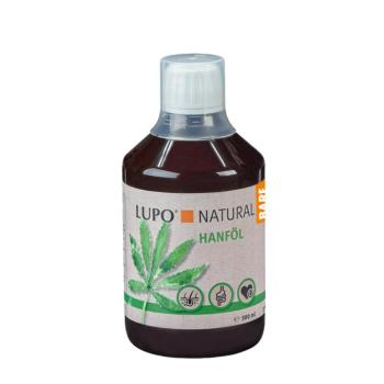 500ml LUPO NATURAL Hanföl Ergänzungsfutter für Hunde kép